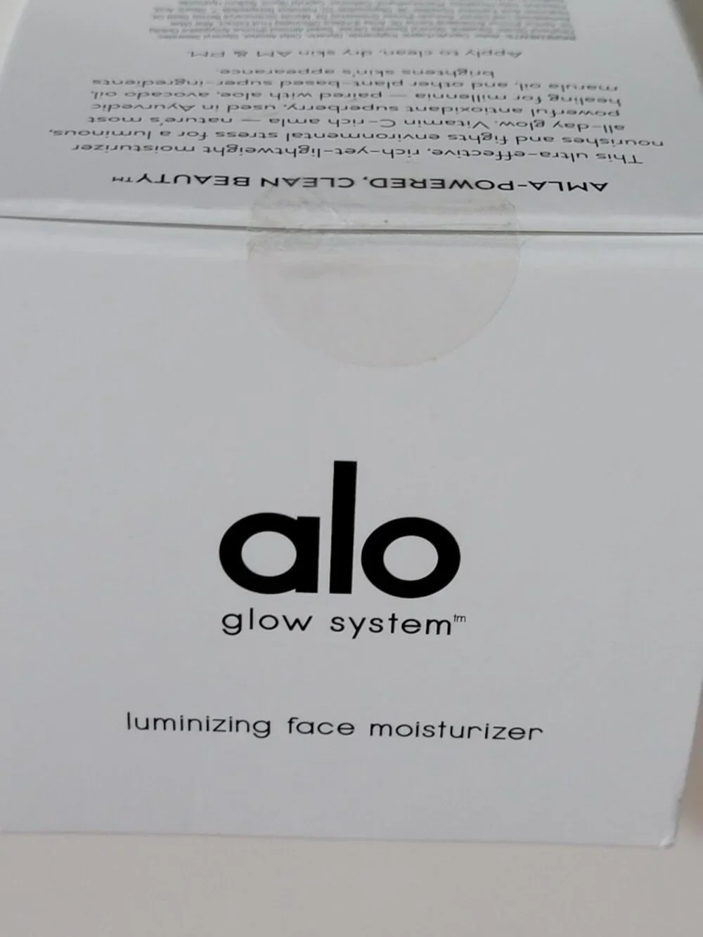 ALO Glow Moisturizer New Sealed Box